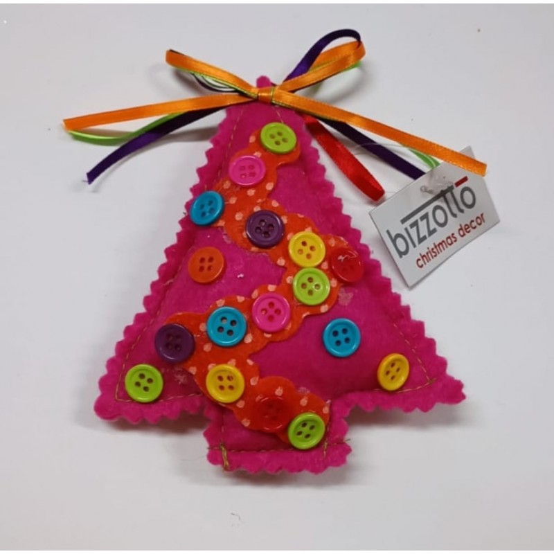 Albero Di Natale In Feltro Imbottito