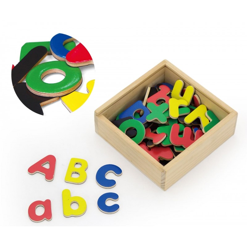 Alfabeto In Legno Magnetico - Viga Toys