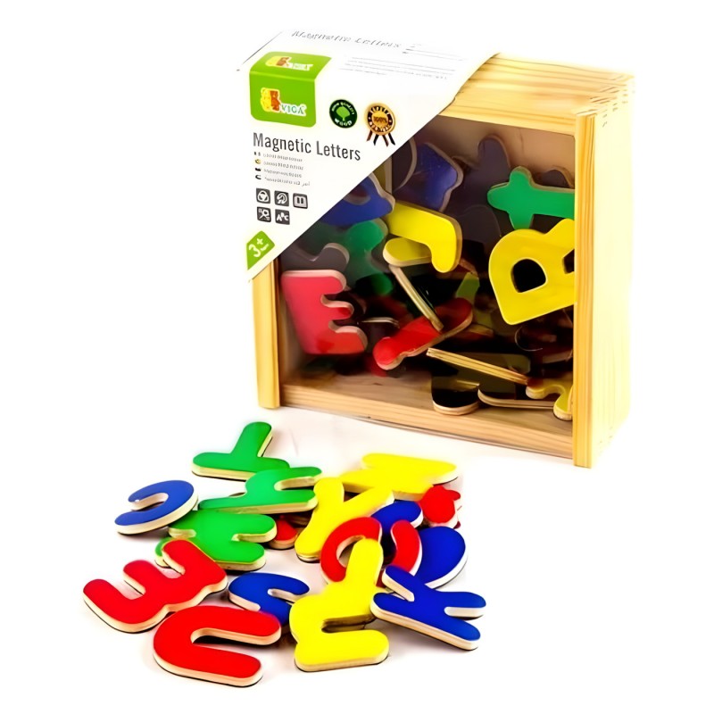 Alfabeto In Legno Magnetico - Viga Toys