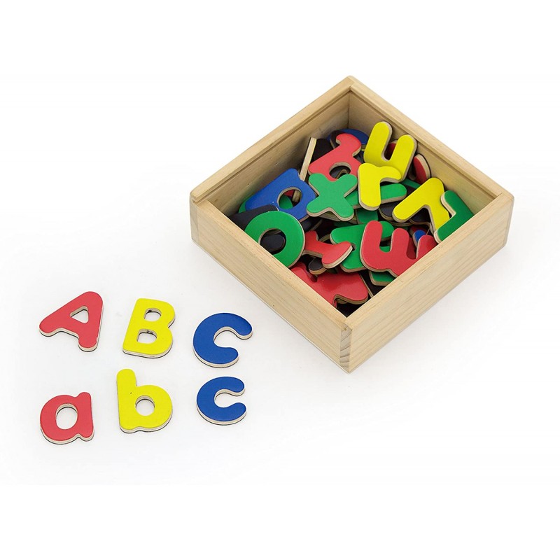 Alfabeto Magnetico In Legno - Cwr 06955
