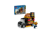 LEGO City Furgone degli hamburger 60404 | Giochi per bambini da 5 anni, camion giocattolo food truck con accessori da cucina e 2 minifigure, idea regalo,...