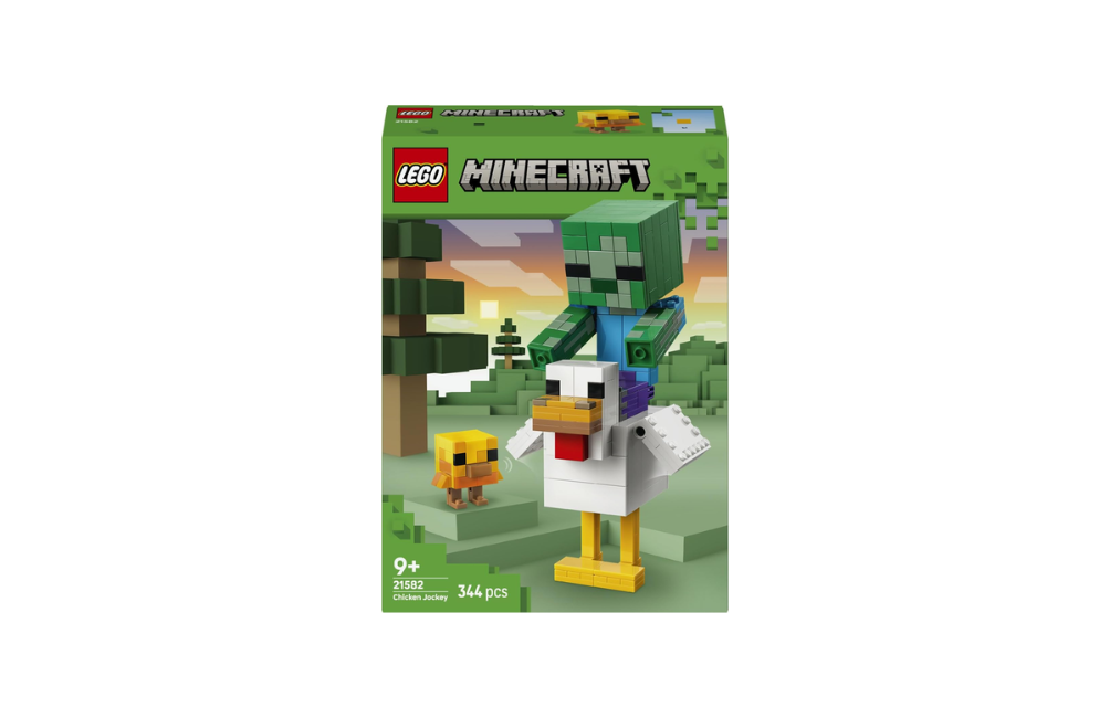 LEGO Minecraft Fantino di polli 21582 | Giochi per bambini da 9 anni, animale snodabile, Baby Zombie e pulcino, decorazione cameretta, regalo per gamer, 344...