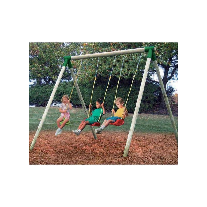 Altalena 3 Posti In Legno - Little Tikes Modello Oslo