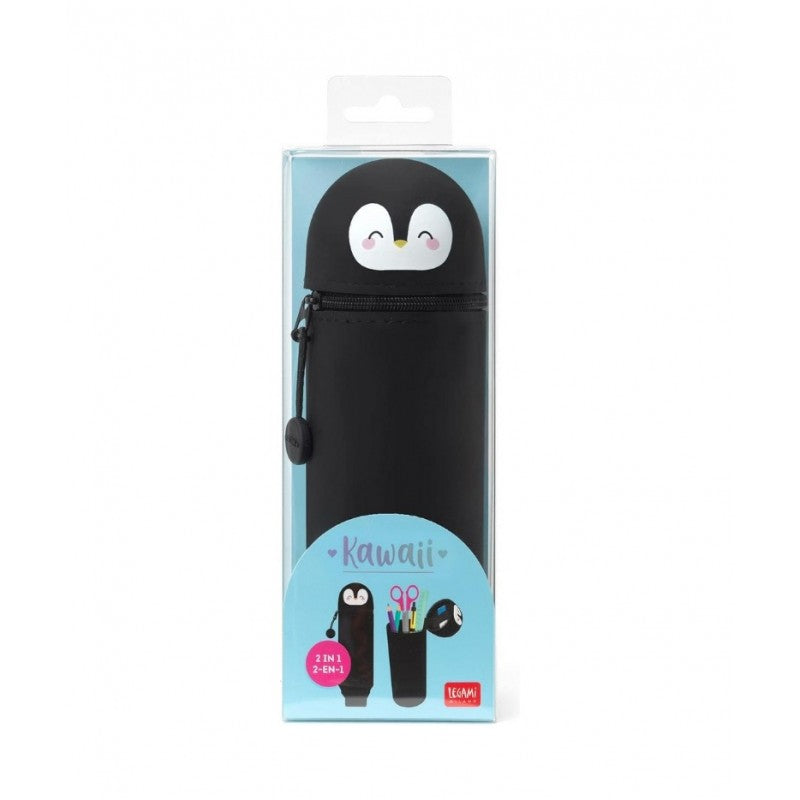 Astuccio 2 In 1 Silicone Kawaii Penguin - Legami
