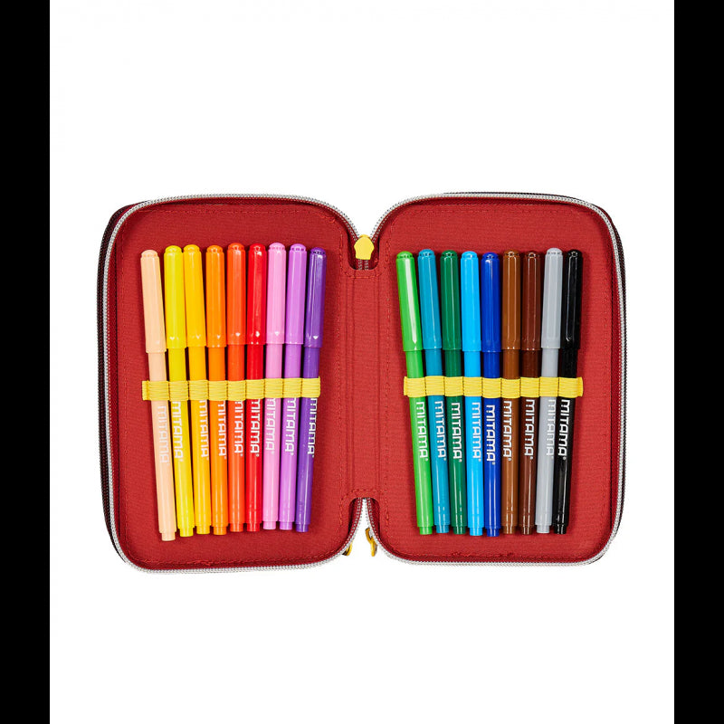 Astuccio 3 Zip A.s. Roma Calcio