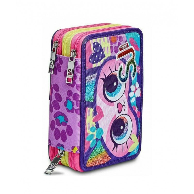 Astuccio 3 Zip Animali Fantasy Da Sj – Seven