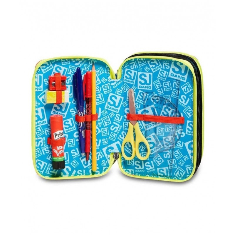 Astuccio 3 Zip Facce Da Sj - Seven