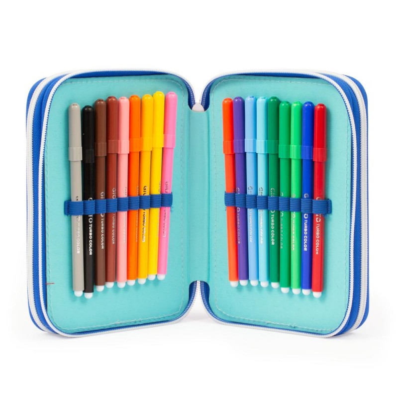 Astuccio 3 Zip Gopop Sweet Jungle