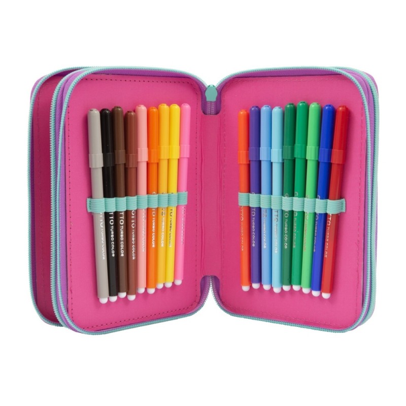 Astuccio 3 Zip Gopop Unicorn - 2023