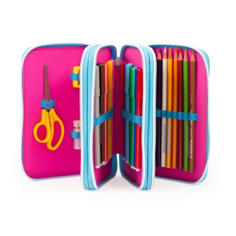 Astuccio 3 Zip Gopop Unicorn