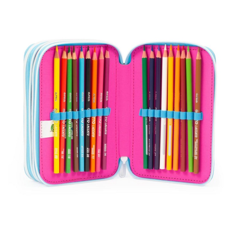 Astuccio 3 Zip Gopop Unicorn