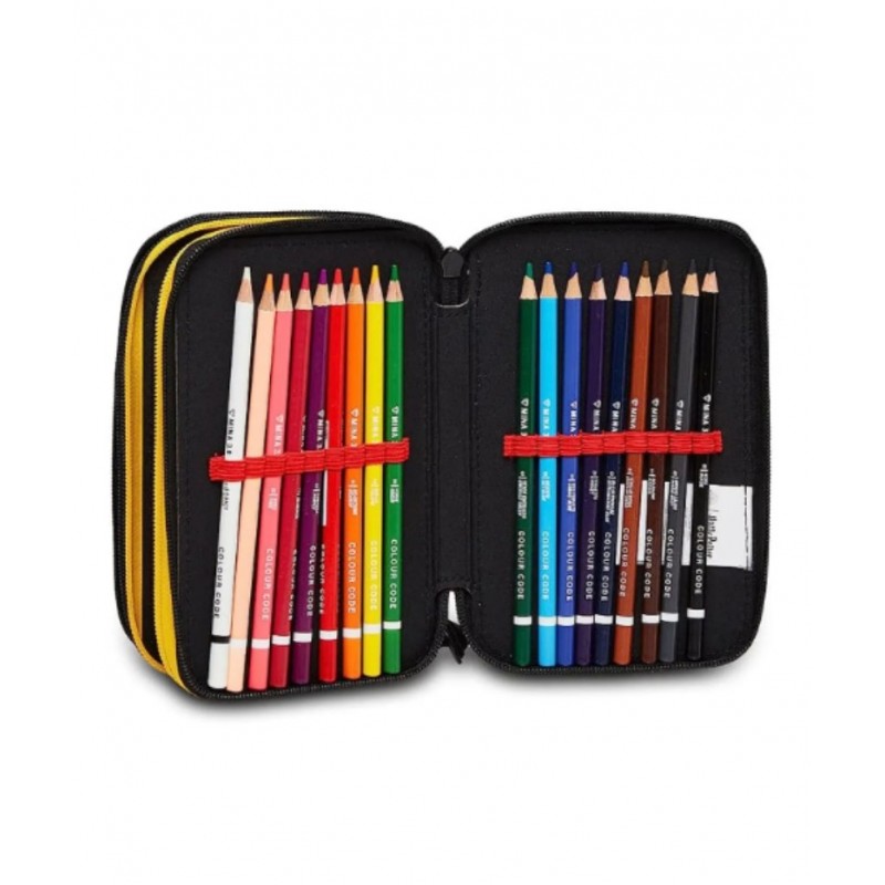 Astuccio 3 Zip Harry Potter Magical Creatures - Seven