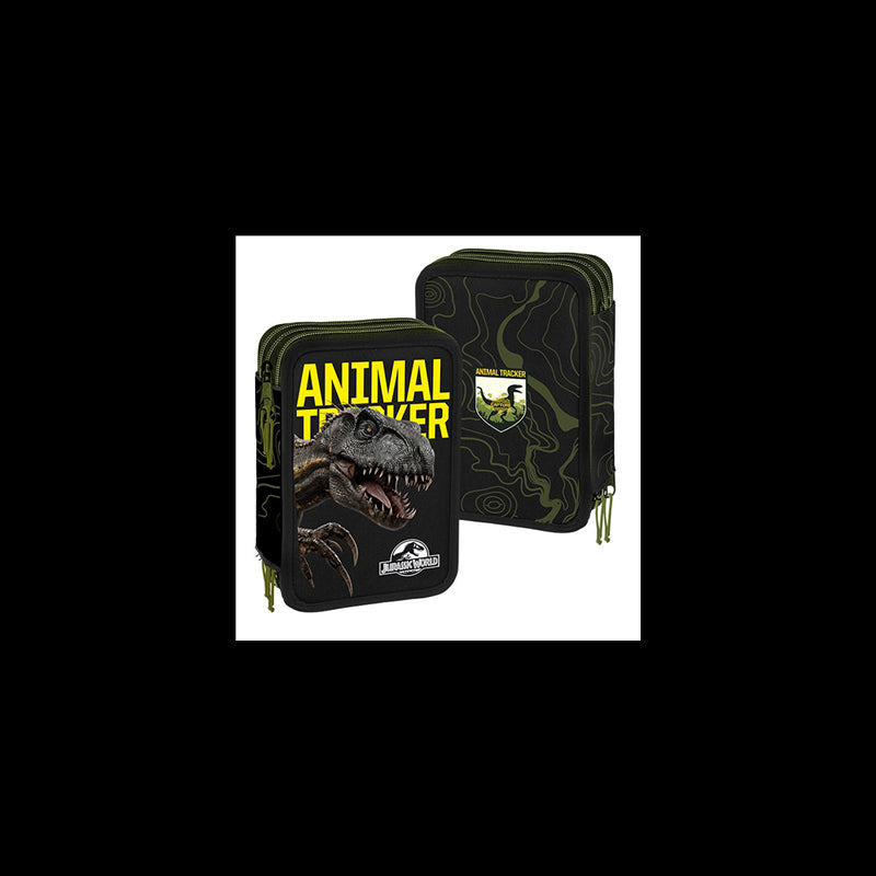 Astuccio 3 Zip - Jurassic World