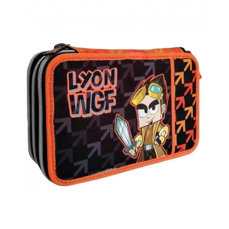 Astuccio 3 Zip Lyon Gamer