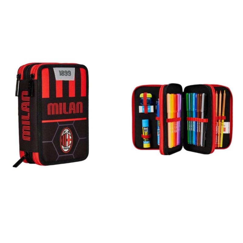 Astuccio 3 Zip Milan Path Of Victory