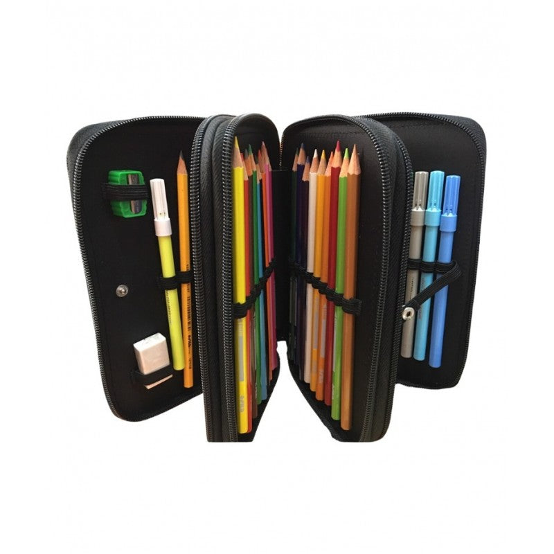 Astuccio 3 Zip Organizzato Urban