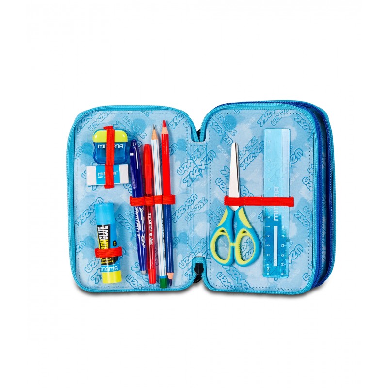 Astuccio 3 Zip Seven Mapset Boy