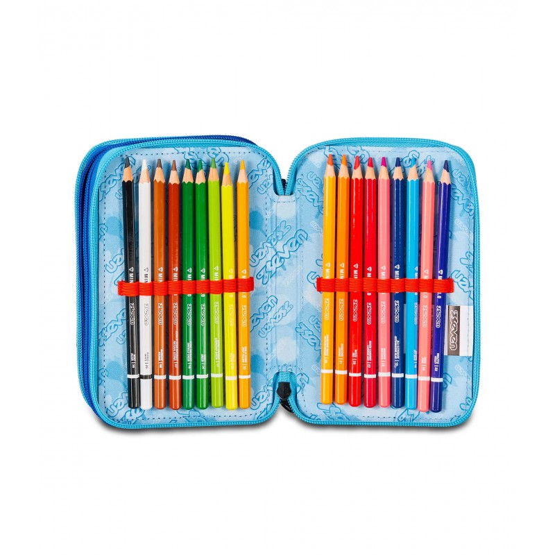 Astuccio 3 Zip Seven Mapset Boy