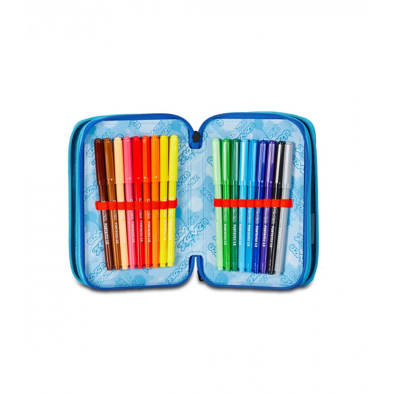 Astuccio 3 Zip Seven Mapset Boy