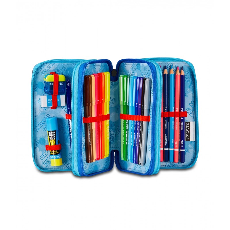 Astuccio 3 Zip Seven Mapset Boy