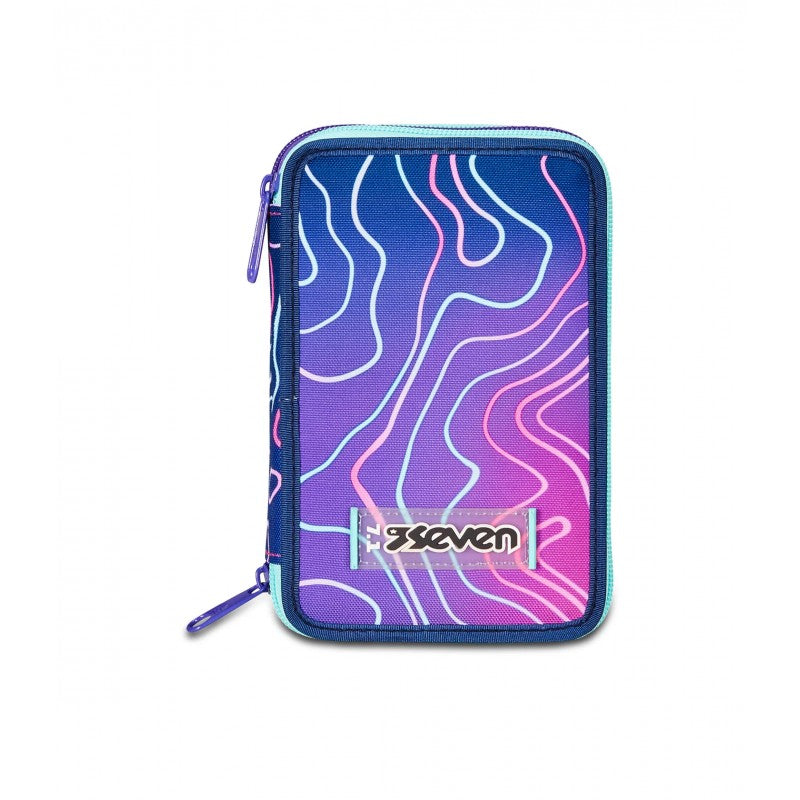 Astuccio 3 Zip Seven Mapset Girl