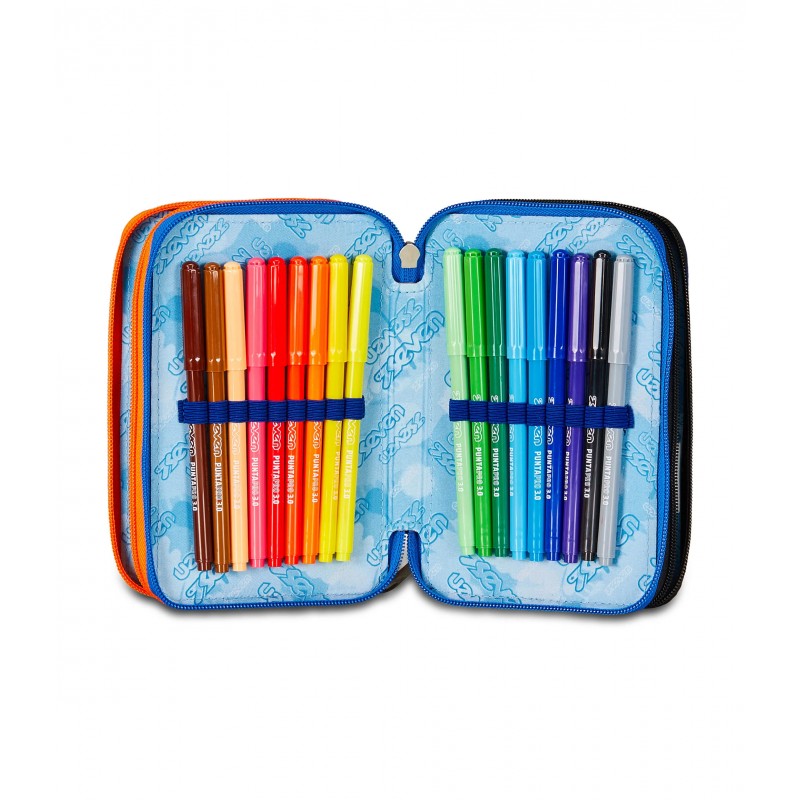 Astuccio 3 Zip Seven Shadefull Boy