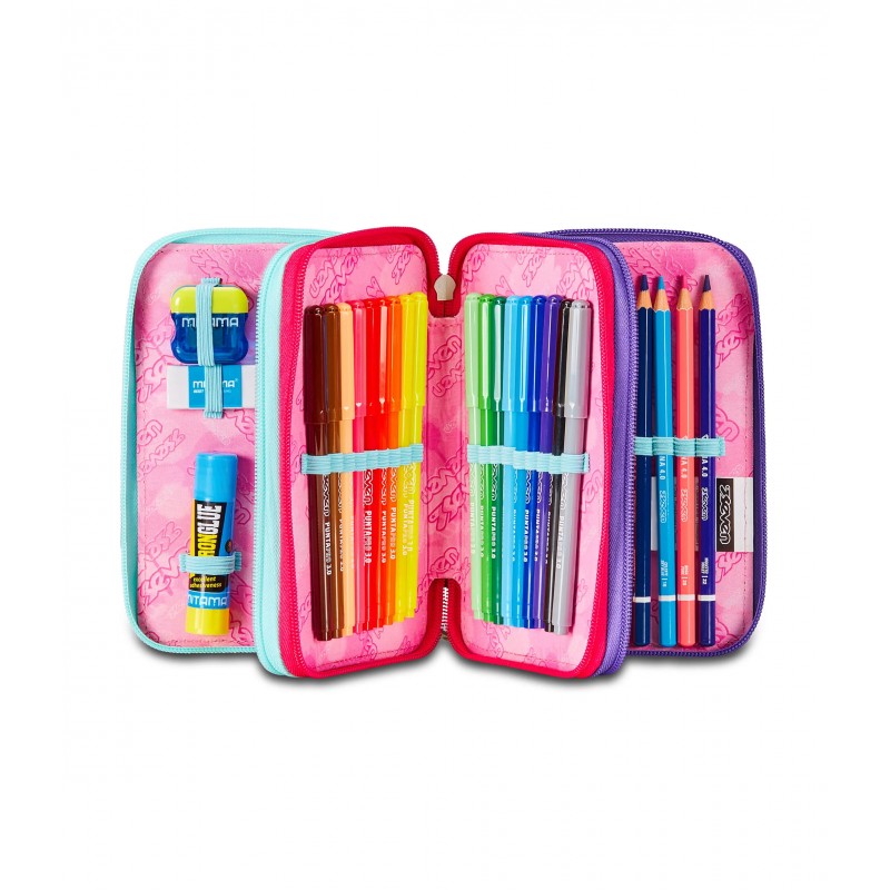 Astuccio 3 Zip Seven Shadefull Girl