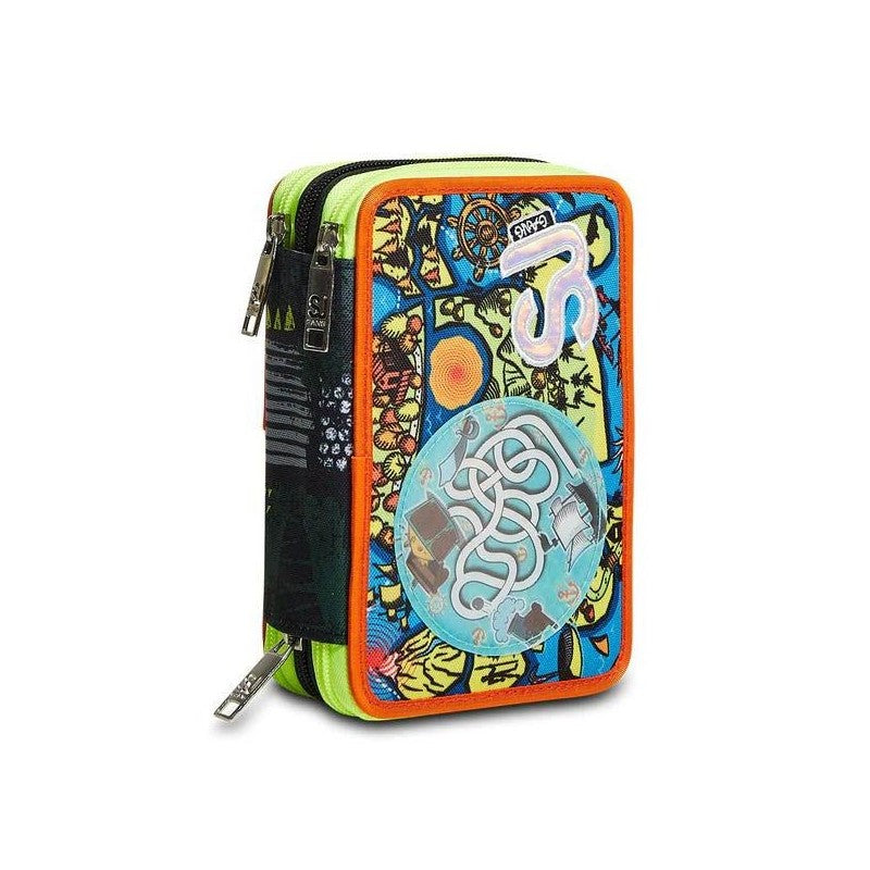 Astuccio 3 Zip Seven Sj Gang Sea Pirate Boy
