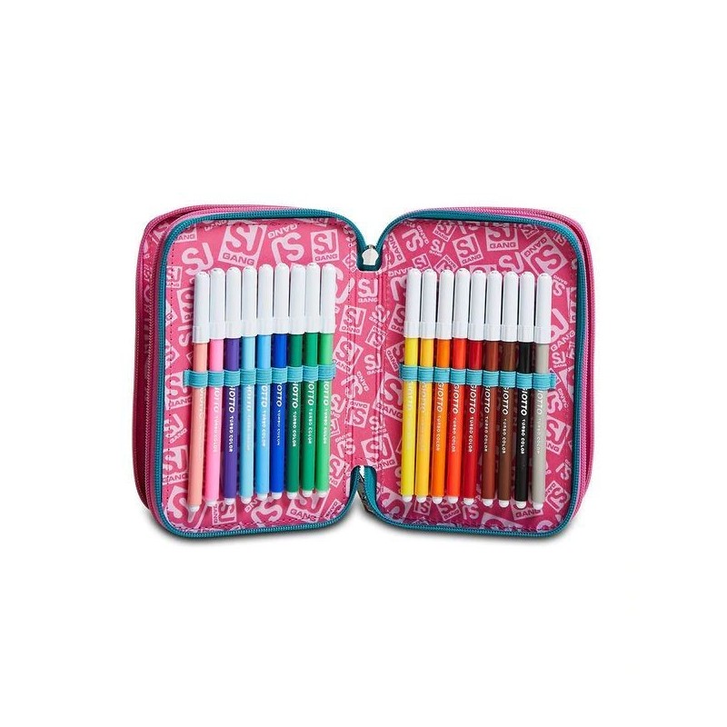 Astuccio 3 Zip Sj Gang - Colorbow Girl