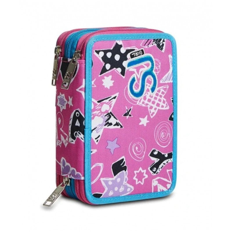 Astuccio 3 Zip Sj Gang Cuteled Girl