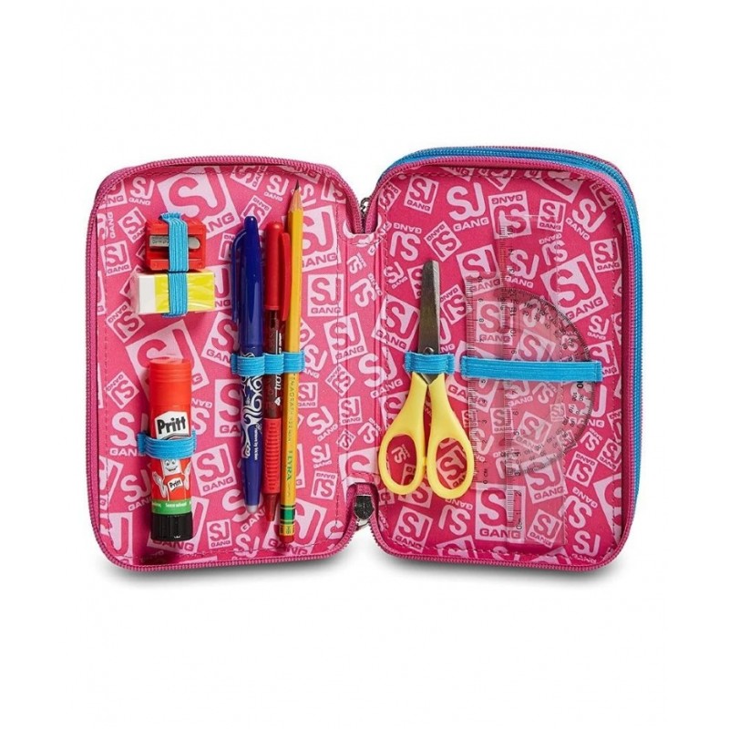 Astuccio 3 Zip Sj Gang Cuteled Girl