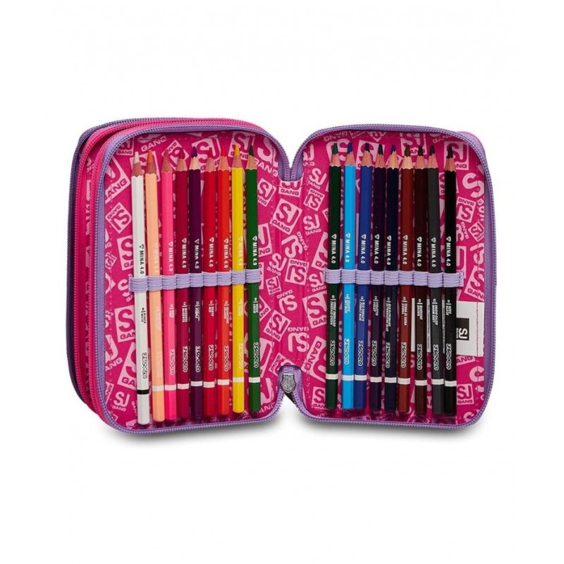 Astuccio 3 Zip Sj Gang Fleecy Girl - 2023/2024