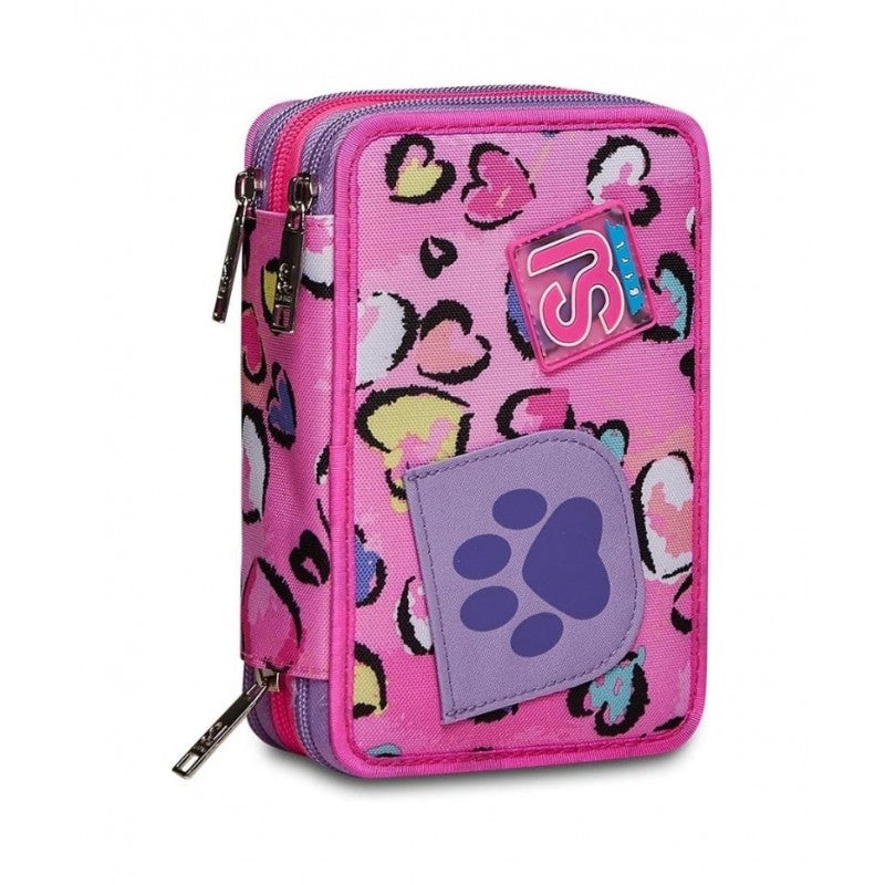 Astuccio 3 Zip Sj Gang Fleecy Girl - 2023/2024