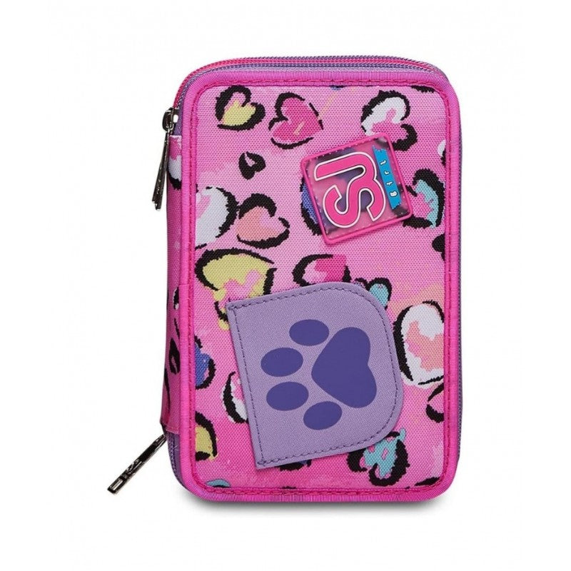 Astuccio 3 Zip Sj Gang Fleecy Girl - 2023/2024