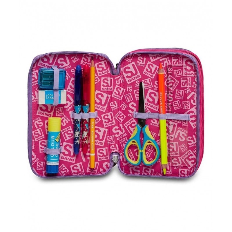 Astuccio 3 Zip Sj Gang Fleecy Girl - 2023/2024