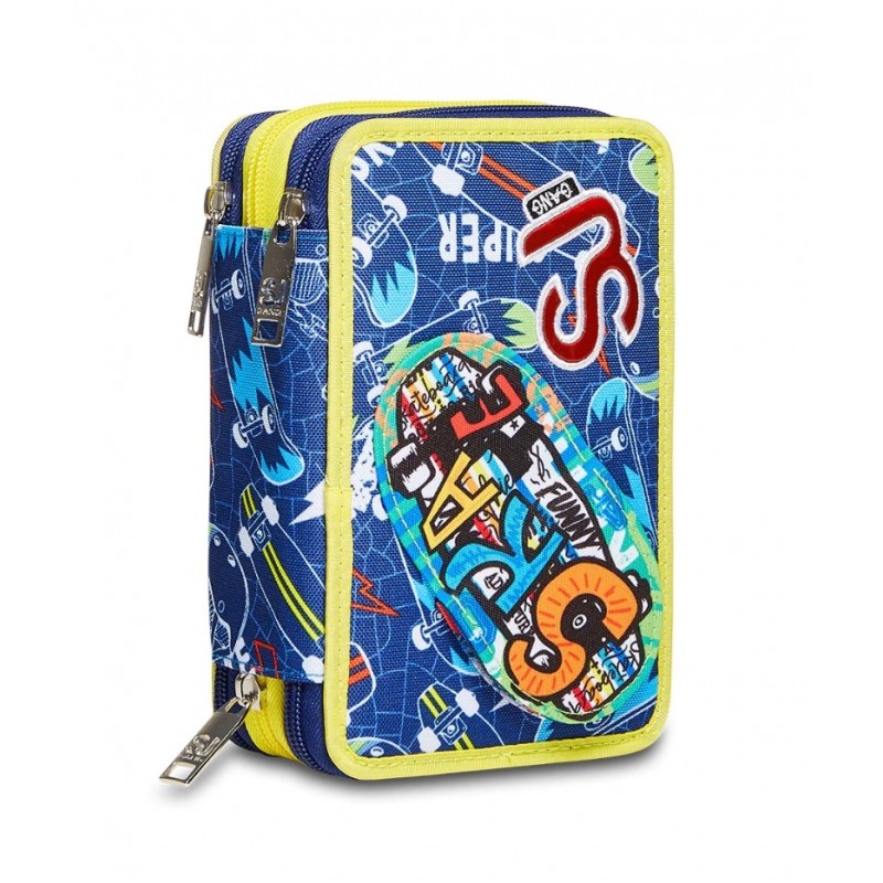 Astuccio 3 Zip Sj Gang Funny Adventure Boy