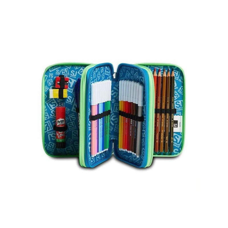 Astuccio 3 Zip Sj Gang Goalkick Boy