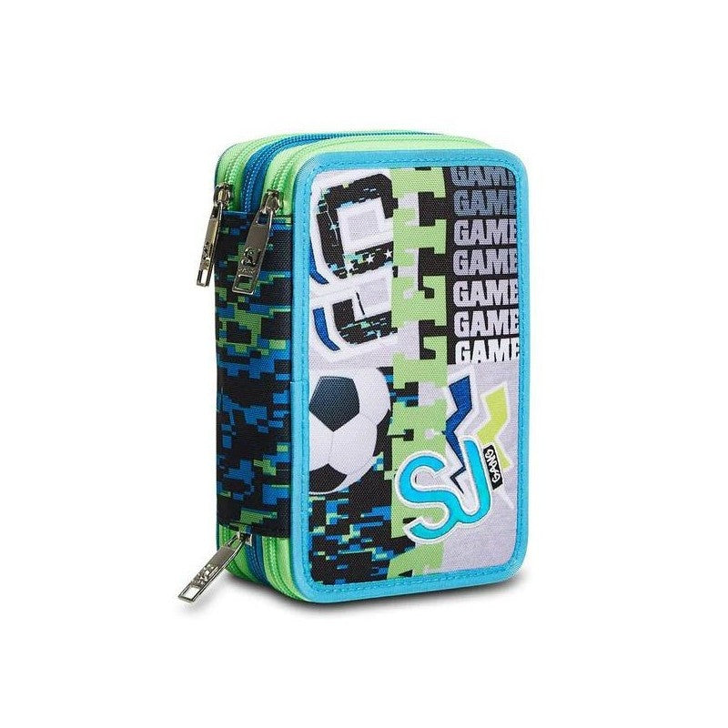 Astuccio 3 Zip Sj Gang Goalkick Boy