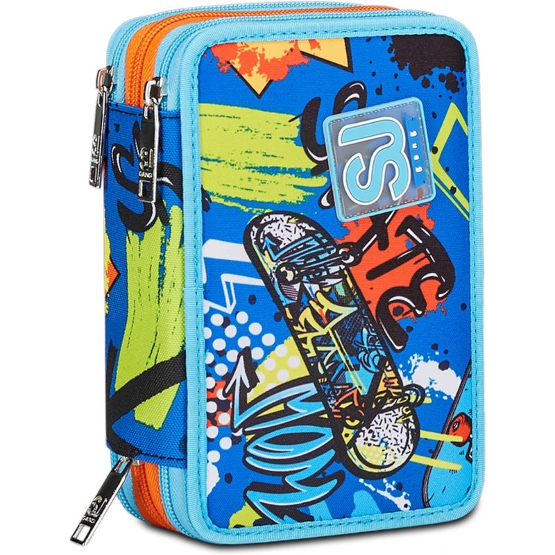 Astuccio 3 Zip Sj Gang Trickyled Boy