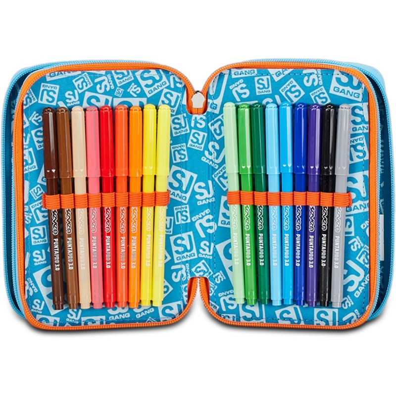 Astuccio 3 Zip Sj Gang Trickyled Boy