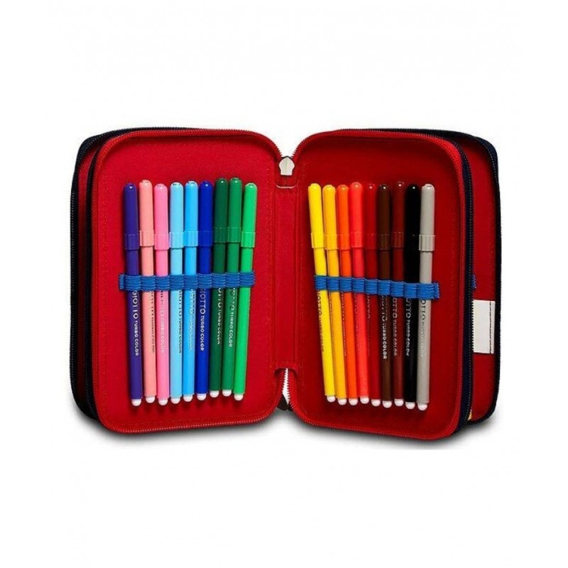 Astuccio 3 Zip Spiderman Crime Fighter Seven