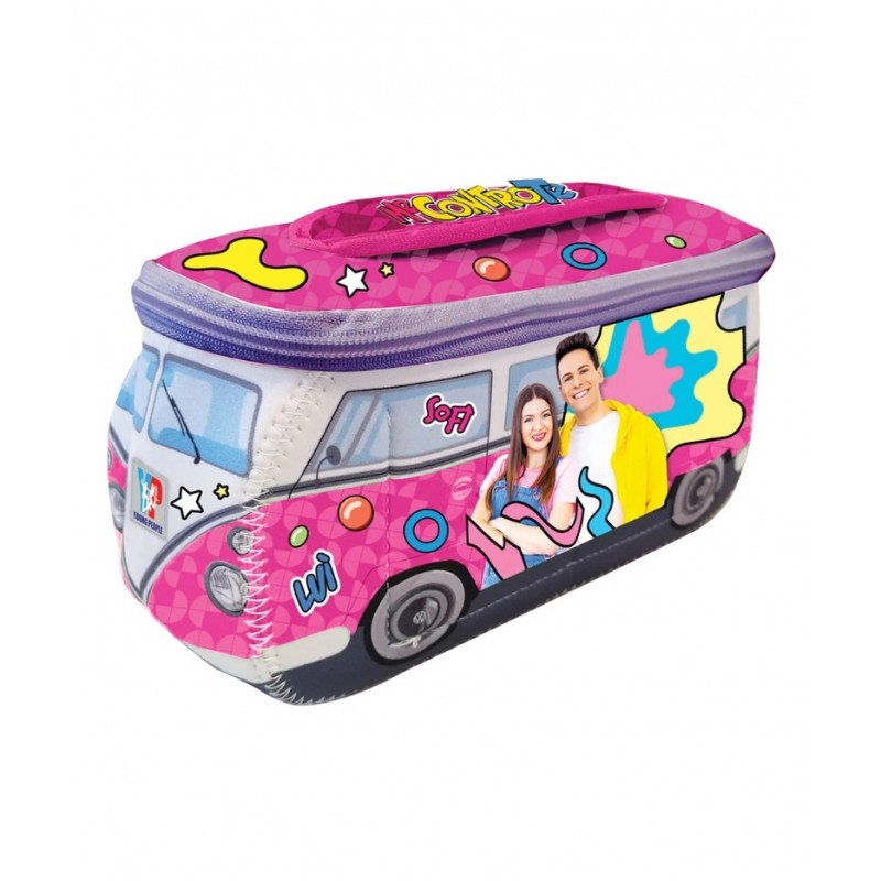 Astuccio Busta Pulmino Me Contro Te + 12 Pastelli Omaggio