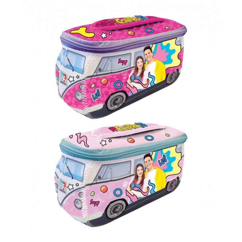 Astuccio Busta Pulmino Me Contro Te + 12 Pastelli Omaggio