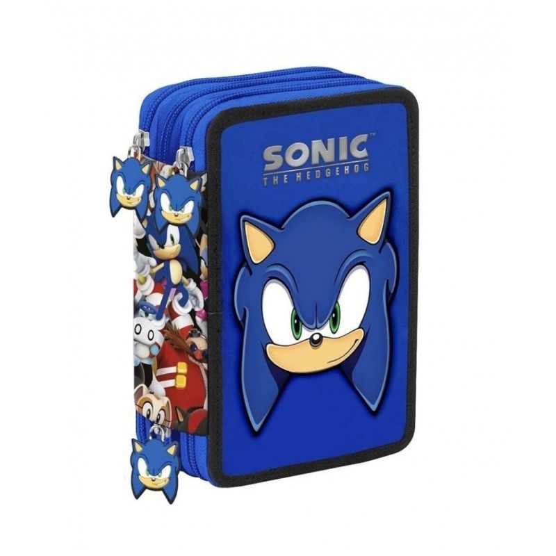 Astuccio Completo 3 Zip Sonic