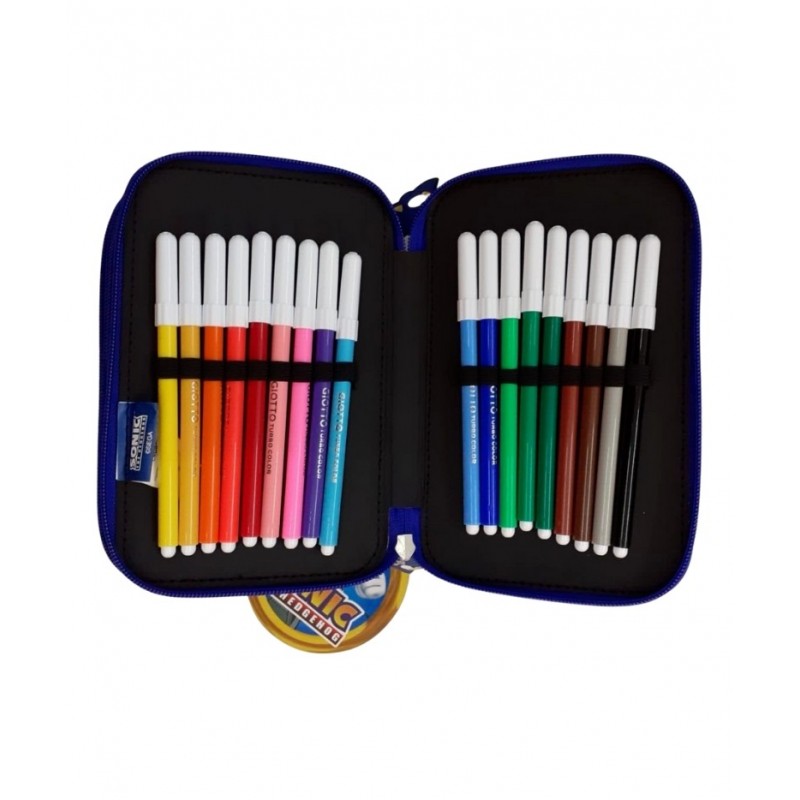 Astuccio Completo 3 Zip Sonic