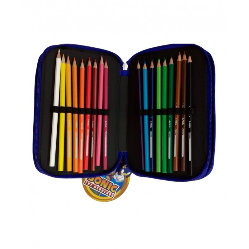 Astuccio Completo 3 Zip Sonic