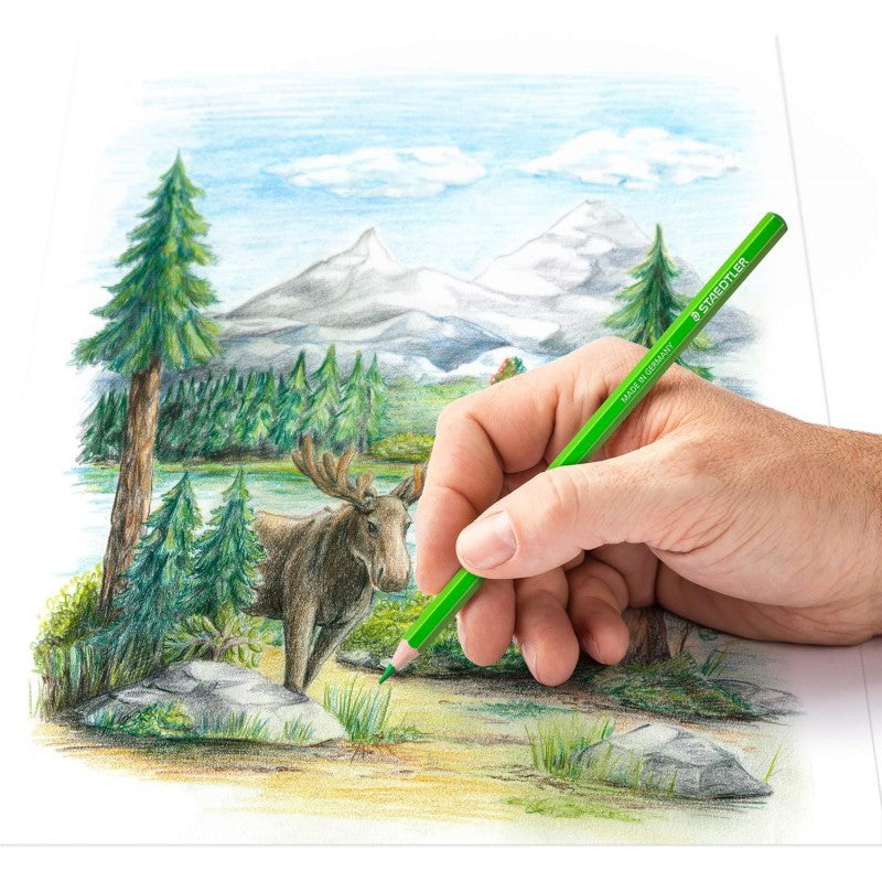 Astuccio Metallo 48 Pastelli Mina Morbida E Tenera Da 3 Mm - Staedtler