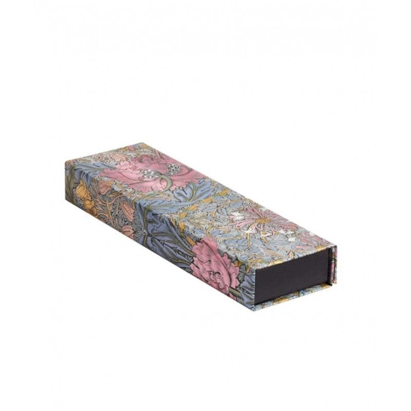 Astuccio Multiuso Da Scrivania Paperblanks Morris Caprifoglio Rosa - William Morris