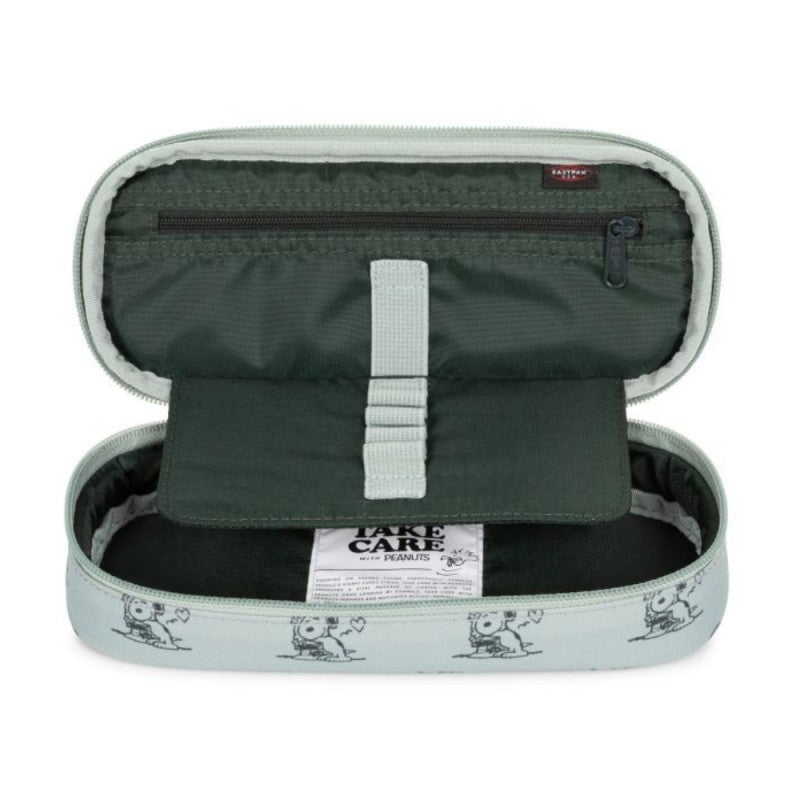 Astuccio Ovale Eastpak Oval Single Peanuts Mint
