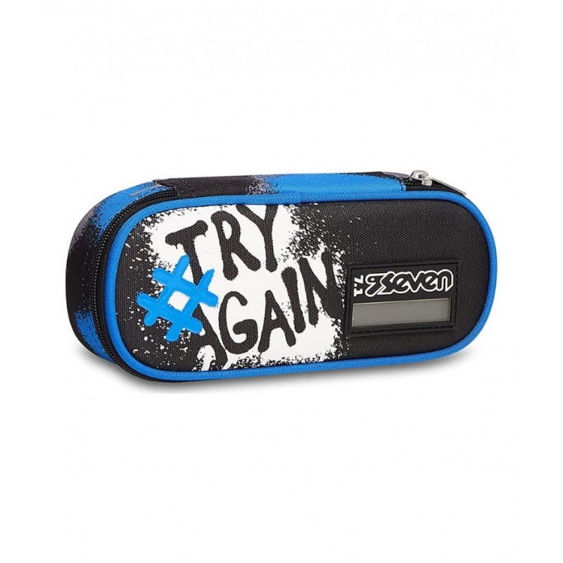 Astuccio Ovale Plus Seven Yourself Boy, Blu